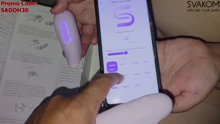 I Masturbate With Duoglow By Svakom As Man Destroys My Asshole