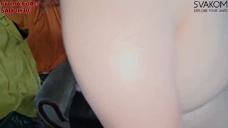 I Masturbate With Duoglow By Svakom As Man Destroys My Asshole