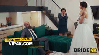BRIDE4K bride fucks at wedding event
