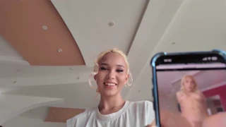small asian ass meets a thick european dick