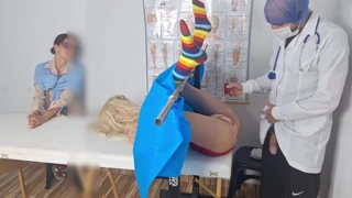 woman takes friend to the gynecologist for the first time