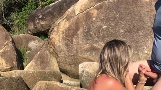she sucks and fucks in the ass in front of everyone