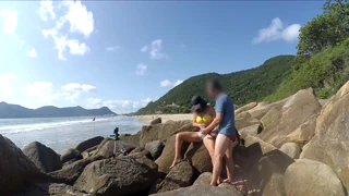 she sucks and fucks in the ass in front of everyone