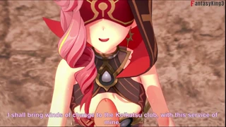 eremite loremaster blowjob with pink hair npc, fantasyking3