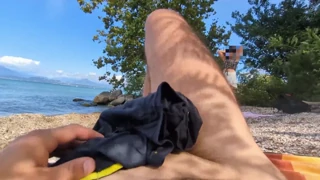 I Got Naked On Beach Jerked Off While Girl Watched
