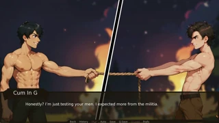 The new ebony girl loves a huge cock in the hentai game