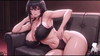 young woman with huge horny ass in sexy outfit looks so ready now