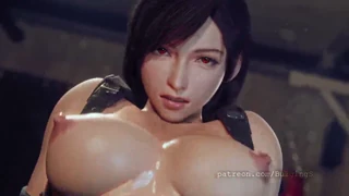tifa receives an anal creampie in this final fantasy 7 scene