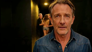 Husband watches his wife get creampied at a swinger party while the teaser shows the scene