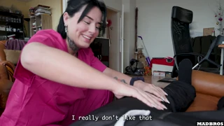 A Single French Caregiver With Nice Big Ass Fucked At Home During Work Hours!!!