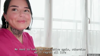 A Single French Caregiver With Nice Big Ass Fucked At Home During Work Hours!!!