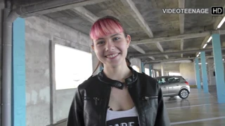 Luna Rival Does Her First Porn Casting. Jerome Directs The Slim Girl From France, With Natural Tits