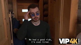 Russian wife caught cheating on husband