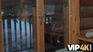 Russian wife caught cheating on husband