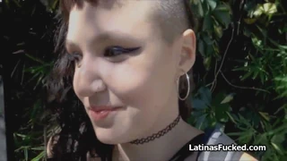 Beautiful amateur latina gets fucked during the making of a sex tape