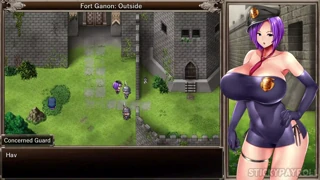Karryn's prison shows the big booty white girl getting her pussy fucked by inmates and it's part of the hentai game