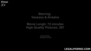 Ariadna swallows nineteen cumshots with vanessa vaughn, seven on two with gapes