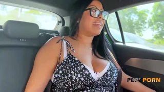 Casting on wheels features big n' busty MILF Lola Smith, it's so appealing