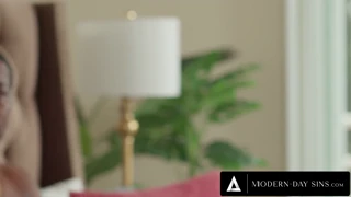 naughty charlotte sins teases her sisters husband for hard anal sex as the tension builds