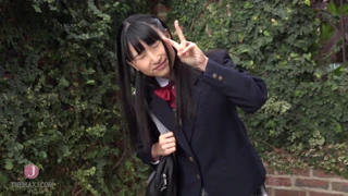 Adorable looks appear in uniform during this explicit scene?