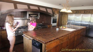 One woman takes a close pov approach with another in a shared intimate exchange!