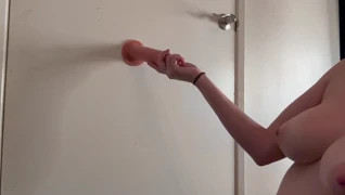 italian big tits milf artemisia love plays with dildo and handjob solo