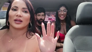 Marla Alves race ends with Biinho Rio in car