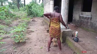 African Gift prepara fica stretta per sbattuta selvaggia all'aperto