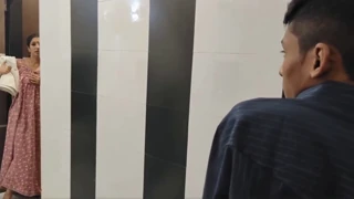 Indian college boy gets caught with mature woman