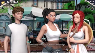 The woman wonders if she can find her bra or will stay naked always