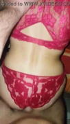 Amateur In Red Performs Doggystyle