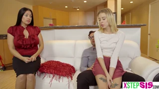 Petite girl finds out guy dick size and wants it