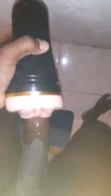 Jerking off happens in s14 ep4 while the episode plays