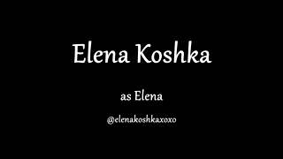 Vakker Elena Koshka fanget i dampende POV-møte
