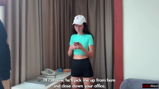 A girl caught watching porn gets taken back for a deep search