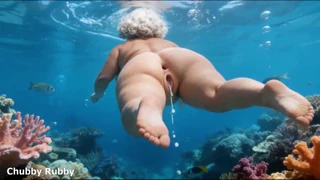 陌生人在水下内射裸泳的丰满女人