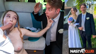 Russian bride engages in cuckold intercourse, observed by spouse
