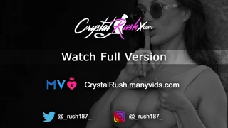 Crystal Rush Islak Amını Parmağıyla Okşuyor, Anal Oyuncaklarla Yoğun Mastürbasyon Yapıyor, Güçlü Orgazm Elde Ediyor