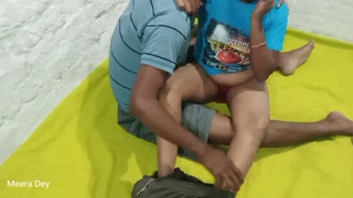 Desi Amateur Couple Doggystyle Fucking in Home with Blowjobs into Wet Pussy by Meera Dey
