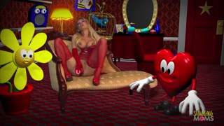 WOW! Busty Blonde MILF Dildo-Fucks Herself Then Shares Cocks with Brunette for Facials!