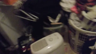 Hey watch me gag on cock in the laundry room