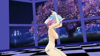 Yuyuko Saigyouji Touhou MMD R18 Papar Tetek Besar Eksplisit