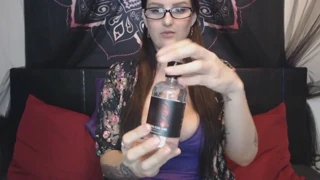So Thrilled Unboxing Bad Dragon Cum Tube Dildo in Camgirl Vlog Chat #1 - Tattooed BBW