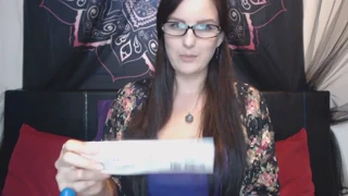 So Thrilled Unboxing Bad Dragon Cum Tube Dildo in Camgirl Vlog Chat #1 - Tattooed BBW