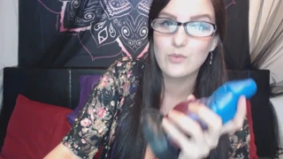 So Thrilled Unboxing Bad Dragon Cum Tube Dildo in Camgirl Vlog Chat #1 - Tattooed BBW