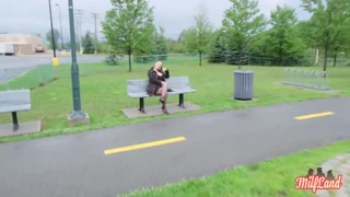 Fanny's Massive Tits Burst Out 38-Year-Old Quebecer Debut Part 1