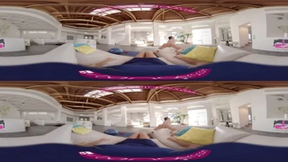 VR巨乳ラティーナがヨガストレッチで誘惑