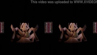 VReal 18K Blonde FFM Threesome Lubed Anal 69 Orgasms VR POV