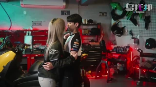 biker girl takes deep creampie in wet pink pussy after riding big cock