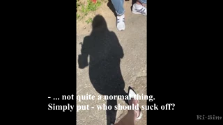 ki-sim sucking off a stranger on the street not fake